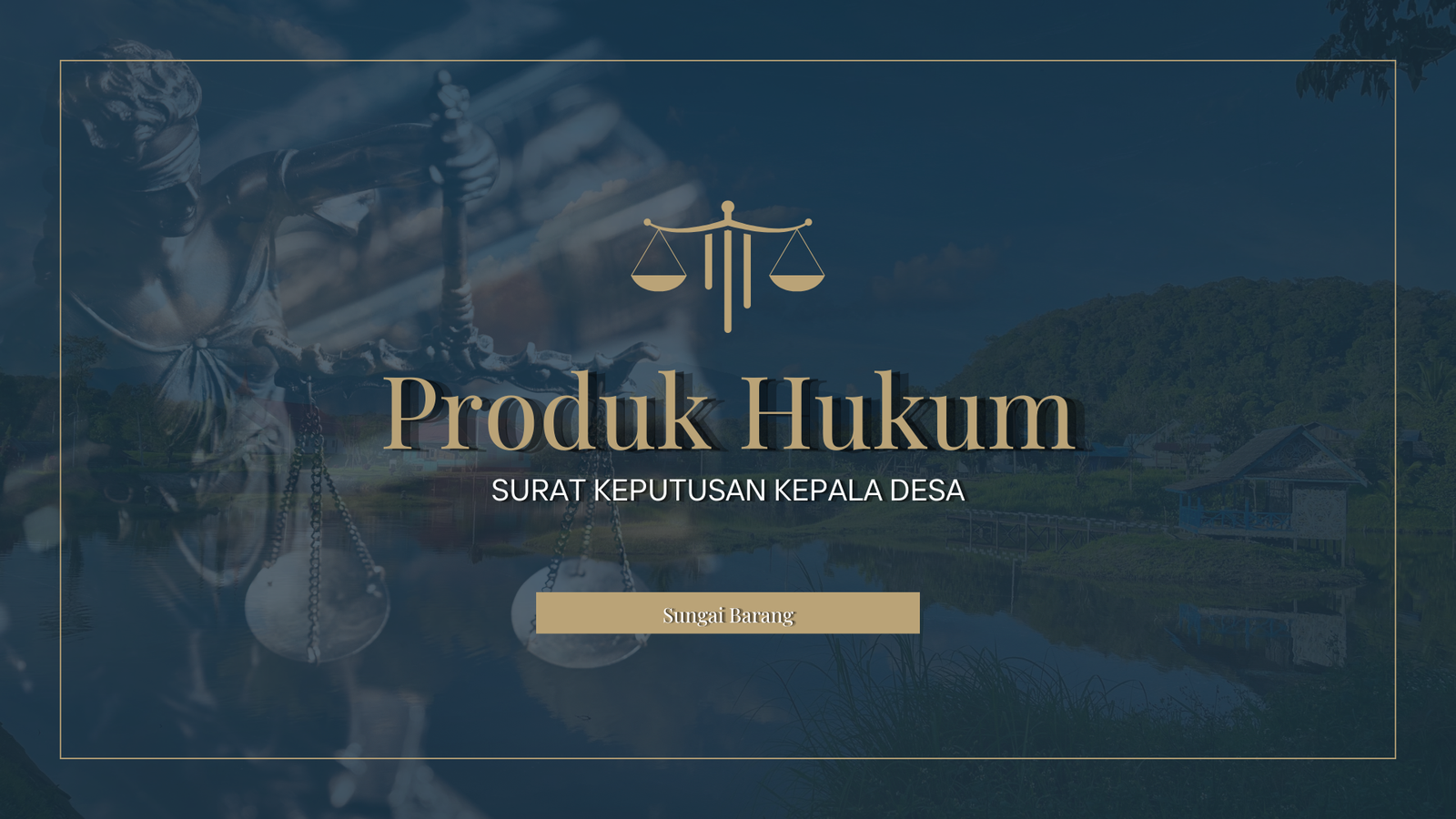 SK Pengangkatan Aparatur Desa Sungai Barang Tahun 2023 - 2029